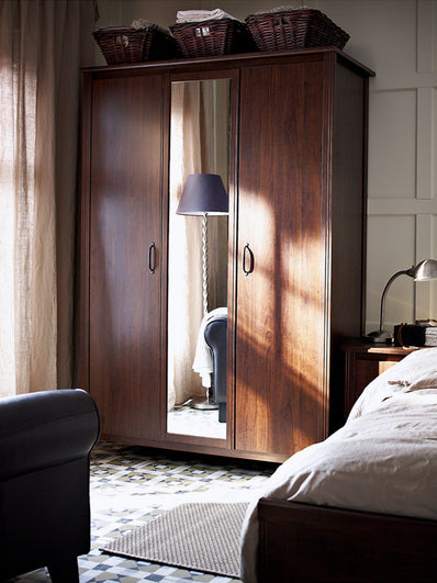 BRUSALI chest of drawers and wardrobe combination